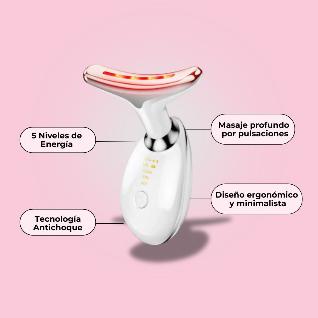 Masajador Facial y Papada LED